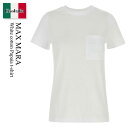 【数量限定・在庫限り・早い者勝ち!】 マックスマーラ / Max Mara White Cotton Papaia T-Shirt / 252194 001 /...
