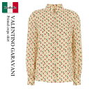 【数量限定・在庫限り・早い者勝ち!】 バレンチノ / Valentino Garavani Printed Crepe Shirt / 7B3AB7U09M9 ...