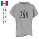 【数量限定・在庫限り・早い者勝ち!】 バレンシアガ / Balenciaga Grey Cotton Oversize T-Shirt / 826344 TSV...