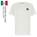 【数量限定・在庫限り・早い者勝ち!】 ストーンアイランド / Stone Island White Cotton T-Shirt / 210002713 / 2...