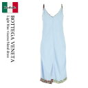 【数量限定・在庫限り・早い者勝ち!】 ボッテガ・ヴェネタ / Bottega Veneta Light Blue Viscose Blend Dress / 8...