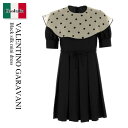 【数量限定・在庫限り・早い者勝ち!】 バレンチノ / Valentino Garavani Black Silk Mini Dress / 6B3VAET090...