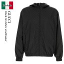 【数量限定・在庫限り・早い者勝ち!】 グッチ / Gucci Black Gg Fabric Windbreaker / 814110 ZASZD / 8141...