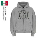 【数量限定・在庫限り・早い者勝ち!】 バレンシアガ / Balenciaga Grey Cotton Sweatshirt / 833399 TSVP2 / 8...