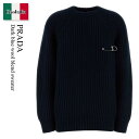 【数量限定・在庫限り・早い者勝ち!】 プラダ / Prada Dark Blue Wool Blend Sweater / P24S2P F0008 / P24...