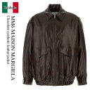 【数量限定・在庫限り・早い者勝ち!】 MM6 / Mm6 Maison Margiela Chocolate Synthetic Leather Jacket / SH0AM0065 M35465 / SH0AM0065 M35465 144 / SH0AM0065M35465 / SH0AM0065M35465 144 / SH0AM0065M35465144 / ブルゾン