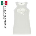 【数量限定・在庫限り・早い者勝ち!】 ステラ・マッカートニー / Stella Mccartney White Cotton Tank Top / 6J0278...