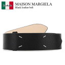 【数量限定・在庫限り・早い者勝ち!】 メゾン マルジェラ / Maison Margiela Black Leather Belt / SA1TP0006 P4455 / SA1TP0006 P4455 T8013 / SA1TP0006P4455 / SA1TP0006P4455 T8013 / SA1TP0006P4455T8013 / ベルト(4)