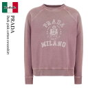 【数量限定・在庫限り・早い者勝ち!】 プラダ / Prada Dark Pink Cotton Sweatshirt / 134714 F0203 / 1347...
