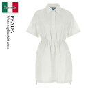 【数量限定・在庫限り・早い者勝ち!】 プラダ / Prada White Poplin Shirt Dress / P3O94C F0009 / P3O94C ...
