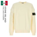 【数量限定・在庫限り・早い者勝ち!】 ストーンアイランド / Stone Island Ivory Cotton Sweatshirt / 610000820 ...