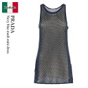 【数量限定・在庫限り・早い者勝ち!】 プラダ / Prada Navy Blue Mesh Mini Dress / 33605S F0008 / 33605S...