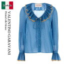 【数量限定・在庫限り・早い者勝ち!】 バレンチノ / Valentino Garavani Printed Silk Blouse / 6B0AB7H19B7 ...