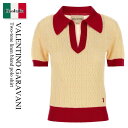 【数量限定・在庫限り・早い者勝ち!】 バレンチノ / Valentino Garavani Two-Tone Linen Blend Polo Shirt / ...