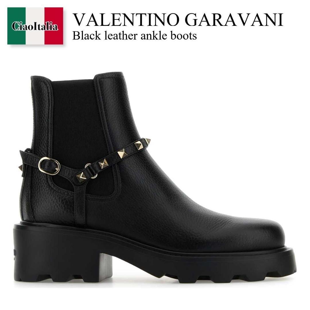 (SALE)バレンティノ ブラックレザー ショートブーツ おしゃれ 楽天市場】バレンチノ VALENTINO(カラーブラック)(ブーツ