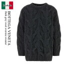 【数量限定・在庫限り・早い者勝ち!】 ボッテガ・ヴェネタ / Bottega Veneta Dark Grey Wool Oversize Sweater / ...