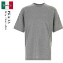 【数量限定・在庫限り・早い者勝ち!】 プラダ / Prada Grey Cotton T-Shirt / UJN921 F0480 / UJN921 SWM31...