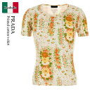 【数量限定・在庫限り・早い者勝ち!】 プラダ / Prada Printed Cotton T-Shirt / UJN944 F0049 / UJN944 SO...