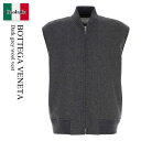 【数量限定・在庫限り・早い者勝ち!】 ボッテガ・ヴェネタ / Bottega Veneta Dark Grey Wool Vest / 837084 V4CB0...