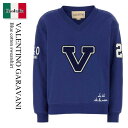 【数量限定・在庫限り・早い者勝ち!】 バレンチノ / Valentino Garavani Blue Cotton Sweatshirt / 7B3MF24V9...