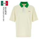 【数量限定・在庫限り・早い者勝ち!】 マルニ / Marni White Piquet Polo Shirt / POMU0045LXUTC492 / POMU...