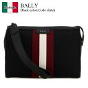 【数量限定・在庫限り・早い者勝ち!】 バリー / かばん / カバン / Bally Black Nylon Code Clutch / MAM00RNY286 / MAM00RNY286 U901P / MAM00RNY286U901P / クラッチバッグ