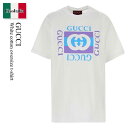 【数量限定・在庫限り・早い者勝ち!】 グッチ / Gucci White Cotton Oversize T-Shirt / 837959 XJHG9 / 83...
