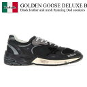【数量限定・在庫限り・早い者勝ち!】 ゴールデングース / Golden Goose Deluxe Brand Black Leather And Mesh S...