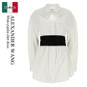【数量限定・在庫限り・早い者勝ち!】 アレキサンダーワン / Alexander Wang White Poplin Shirt Dress / 1WC1256...