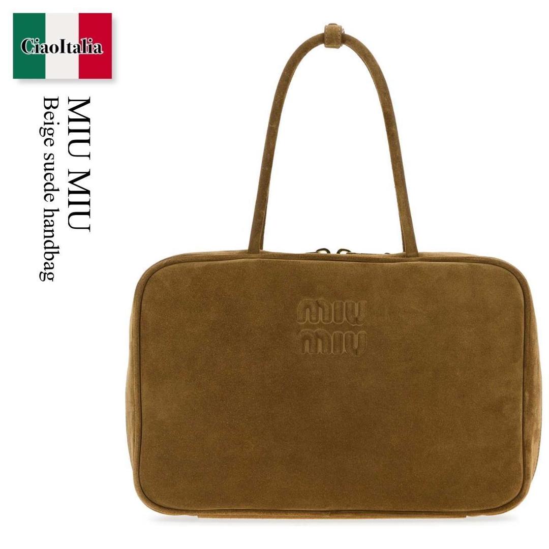 【miumiu】バッグ スエード ロゴ 2way かわいい ハンドバッグ 楽天市場】スエード(ブランドミュウミュウ)(レディースバッグ