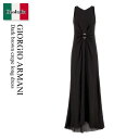 【数量限定・在庫限り・早い者勝ち!】 ジョルジオ アルマーニ / Giorgio Armani Dark Brown Crepe Long Dress / GW...