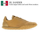 【数量限定・在庫限り・早い者勝ち!】 ジルサンダー / Jil Sander Camel Nappa Leather And Suede Moon Sneake...