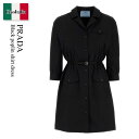 【数量限定・在庫限り・早い者勝ち!】 プラダ / Prada Black Poplin Shirt Dress / P3N15E F0002 / P3N15E ...