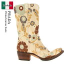 【数量限定・在庫限り・早い者勝ち!】 プラダ / Prada Printed Canvas Boots / 2WE002 F0F24 / 2WE002 FD00...