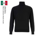 【数量限定・在庫限り・早い者勝ち!】 エルメネジルドゼニア / Zegna Black Cashmere Blend Sweater / RE8J00120 /...