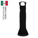 【数量限定・在庫限り・早い者勝ち!】 ディースクエアード / Dsquared Black Satin Long Dress / S72CV0679 D3541...