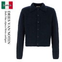 【数量限定・在庫限り・早い者勝ち!】 ドリス ヴァン ノッテン / Dries Van Noten Dark Blue Alpaca Mora Cardigan...