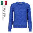 【数量限定・在庫限り・早い者勝ち!】 ディースクエアード / Dsquared Blue Mohair Blend Sweater / S71HA1391 D1...