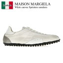 【数量限定・在庫限り・早い者勝ち!】 メゾン マルジェラ / Maison Margiela White Canvas Sprinters Sneakers /...