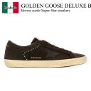 【数量限定・在庫限り・早い者勝ち!】 ゴールデングース / Golden Goose Deluxe Brand Brown Suede Super-Star S...