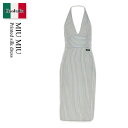【数量限定・在庫限り・早い者勝ち!】 ミュウミュウ / Miu Miu Printed Silk Dress / MF5445 F0EK1 / MF5445 S...