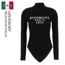 【数量限定・在庫限り・早い者勝ち!】 ジバンシィ / Givenchy Black Polyester Bodysuit / BWB05K4ZSK / BWB0...