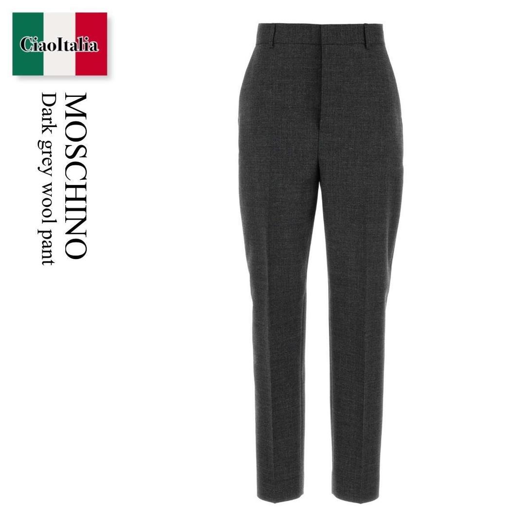 【数量限定・在庫限り・早い者勝ち！】 モスキーノ / Moschino Dark Grey Wool Pant / A0303 5417 / A0303 5417 1500 / A03035417 / A03035417 1500 / A030354171500 / パンツ(4)