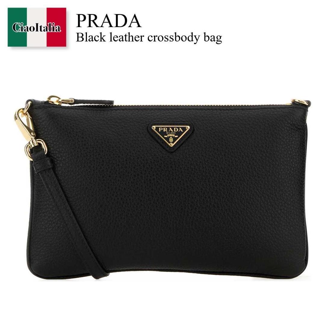 【数量限定・在庫限り・早い者勝ち！】 プラダ / かばん / カバン / Prada Black Leather Crossbody Bag / 1NI061 F0002 / 1NI061 2DKV F0002 / 1NI0612DKV / 1NI0612DKV F0002 / 1NI0612DKVF0002 / ショルダーバッグ・ポシェット(4)
