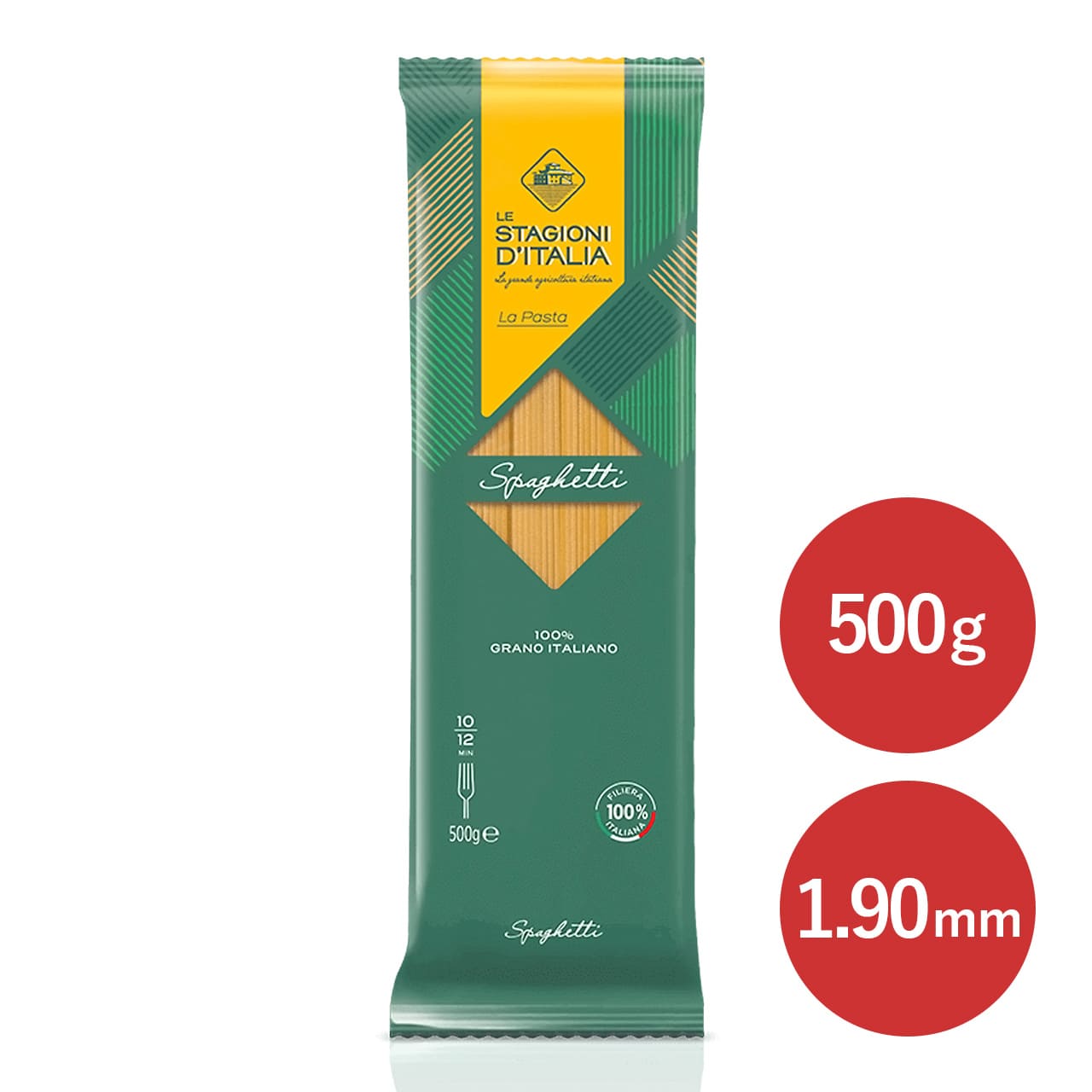 レ・スタジオーニ・イタリア（LE STAGIONI D'ITALIA) スパゲッティ デュラム小麦のセモリナ 500g イタ..