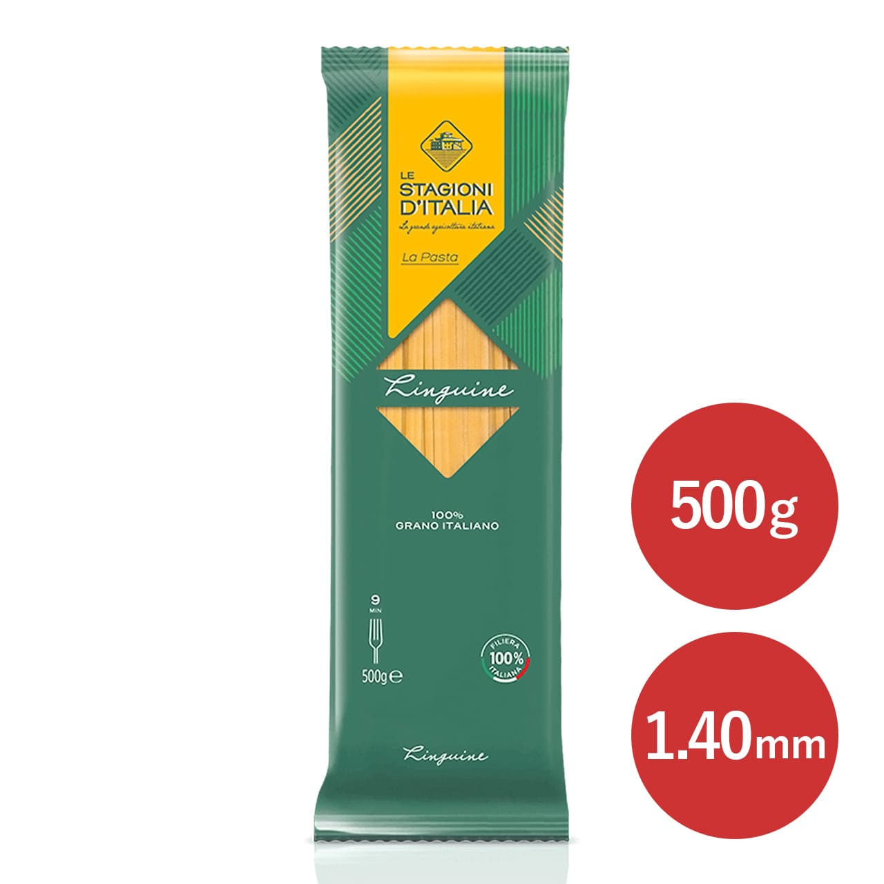 レ・スタジオーニ・イタリア（LE STAGIONI D'ITALIA) リングイネ・ブロンズ デュラム小麦のセモリナ 50..