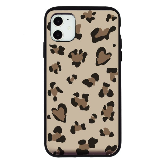 スライドミラーICケース Ciara iPhone ケース 【 iPhone12 12PRO 12PROMAX 12mini SE 第2世代 iPhoneXS iPhoneXR iPhoneX iPhone8 iPhone7 iPhone6 iPhone6s 】 アイフォンケース スマホ かわいい おしゃれ 女子 ICカード 収納 アニマル レオパード