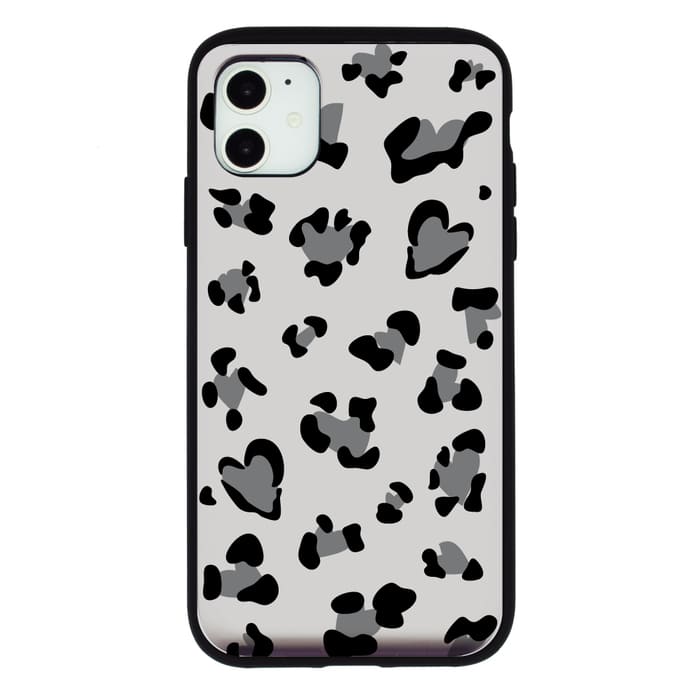スライドミラーICケース Ciara iPhone ケース 【 iPhone12 12PRO 12PROMAX 12mini SE 第2世代 iPhoneXS iPhoneXR iPhoneX iPhone8 iPhone7 iPhone6 iPhone6s 】 アイフォンケース スマホ かわいい おしゃれ 女子 ICカード 収納 アニマル レオパード