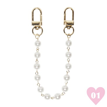 Ciara シアラ SHORT PEARL CHAIN STRAP ゴールド シルバー 【 iPhoneSE iPhone11 iPhone11Pro iPhone11ProMax iPhoneXS iPhoneXR iPhoneXSMAX iPhoneX iPhone8 7 iPhone8plus 7plus iPhone6 6s iPhoneSE 】 アイフォンケース スマホ かわいい おしゃれ 女子 ストラップ