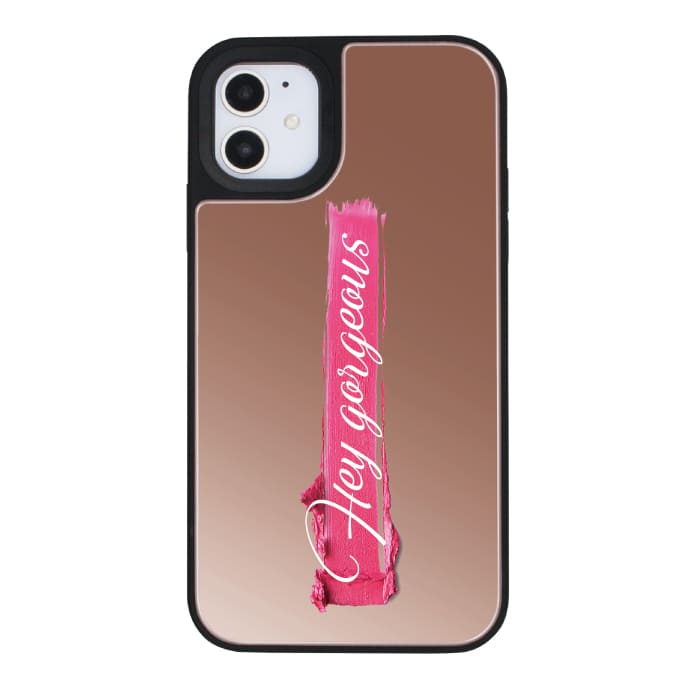 Ciara ケース シアラ ピンクミラーブラックケース HEY GORGEOUS 【公式】iPhone13 ケース 13PRO 13mini 13ProMax 12 12PRO 12ProMax 12mini SE第2世代 11 11Pro 11ProMax XS XR XSMAX 8 7 アイフォンケース スマホ かわいい おしゃれ 女子